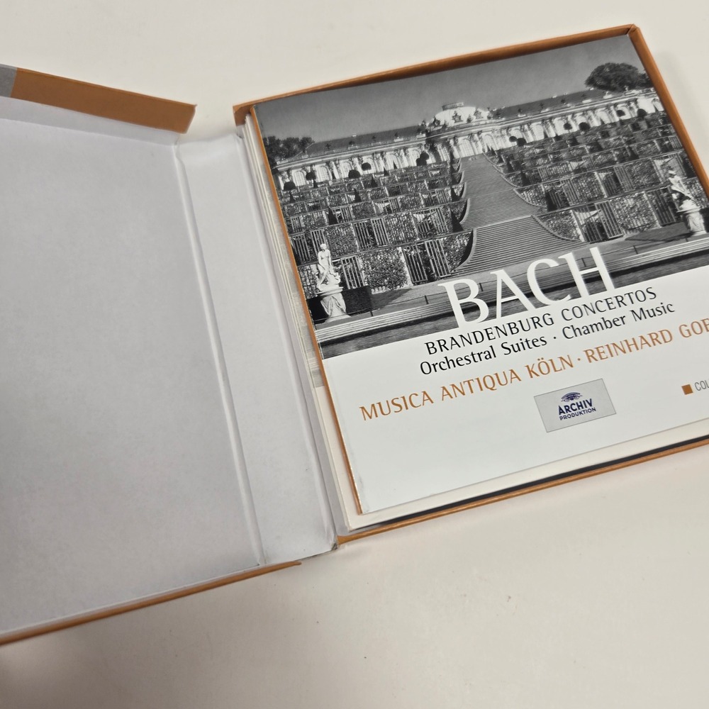 J.S. Bach Musica Antiqua Koln Goebel 8 CD Box Set Archiv VG+/NM - Picture 5 of 7